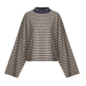 BLOOM LONG SLEEVE BEIGE STRIPE